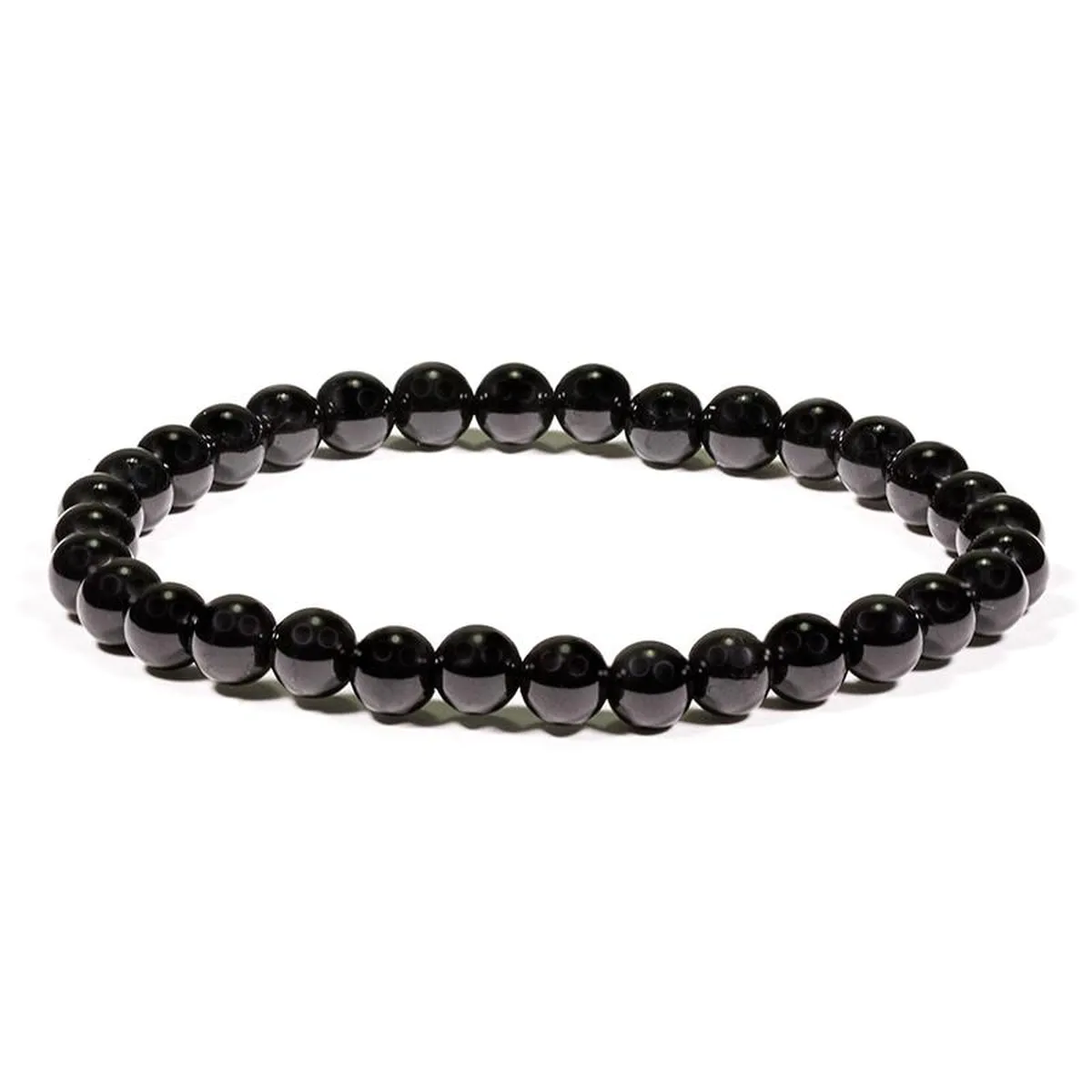 Armbånd 8mm Turmalin Sort